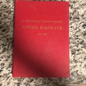 Antique Yearbook of University of Pécs from Hungary 🇭🇺